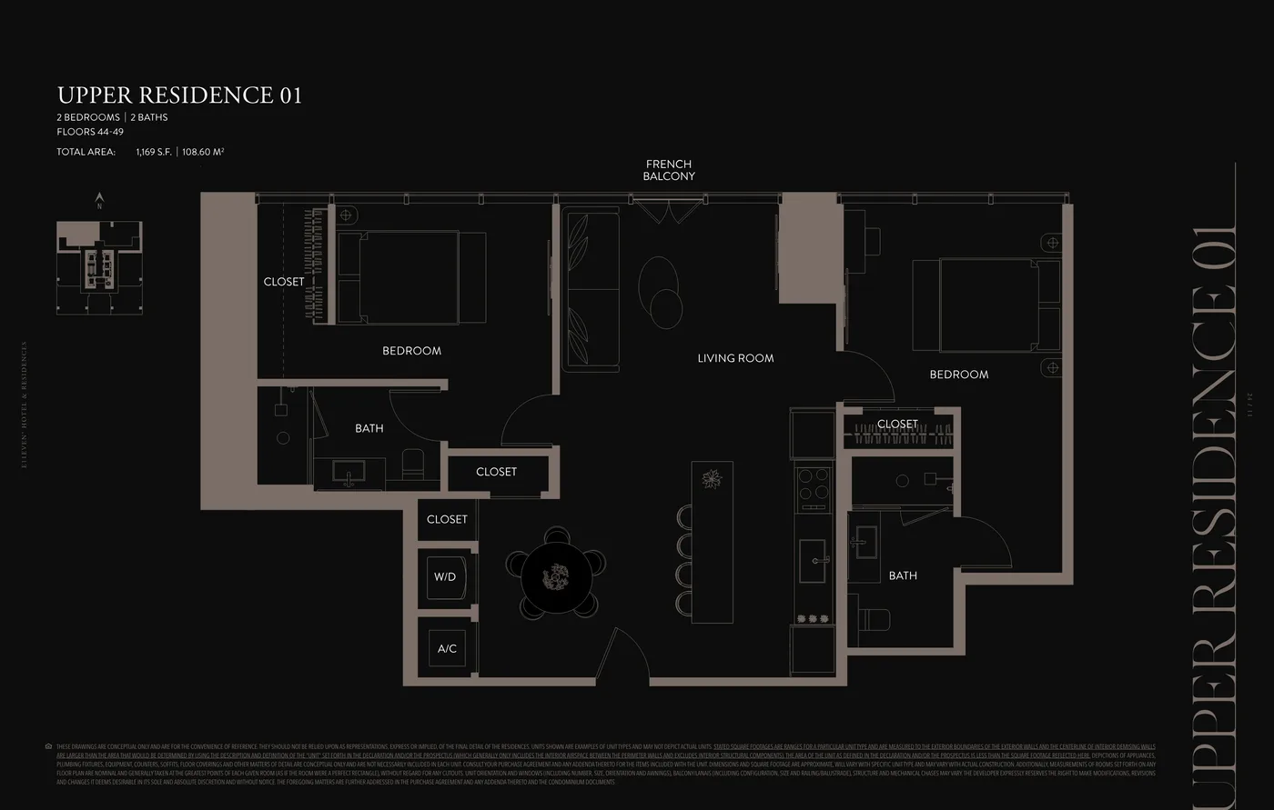E11EVEN Hotel & Residences Miami floor plan Plan 24
