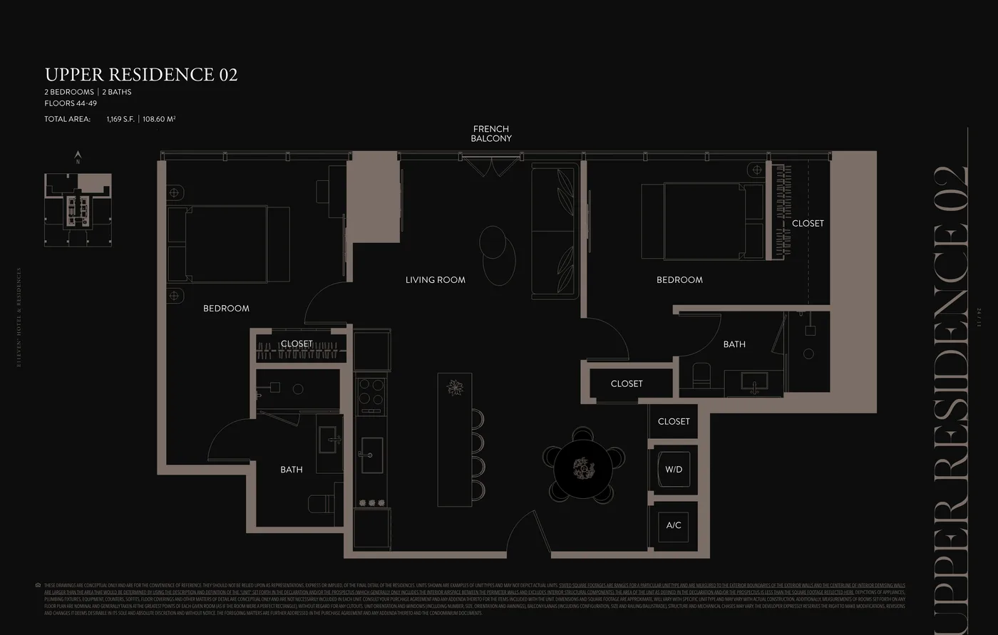 E11EVEN Hotel & Residences Miami floor plan Plan 26