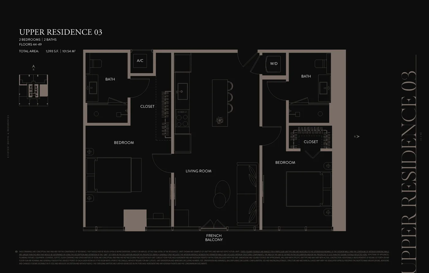 E11EVEN Hotel & Residences Miami floor plan Plan 28