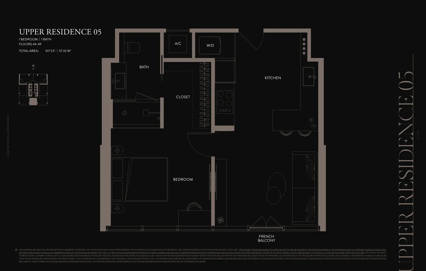 E11EVEN Hotel & Residences Miami floor plan Plan 32