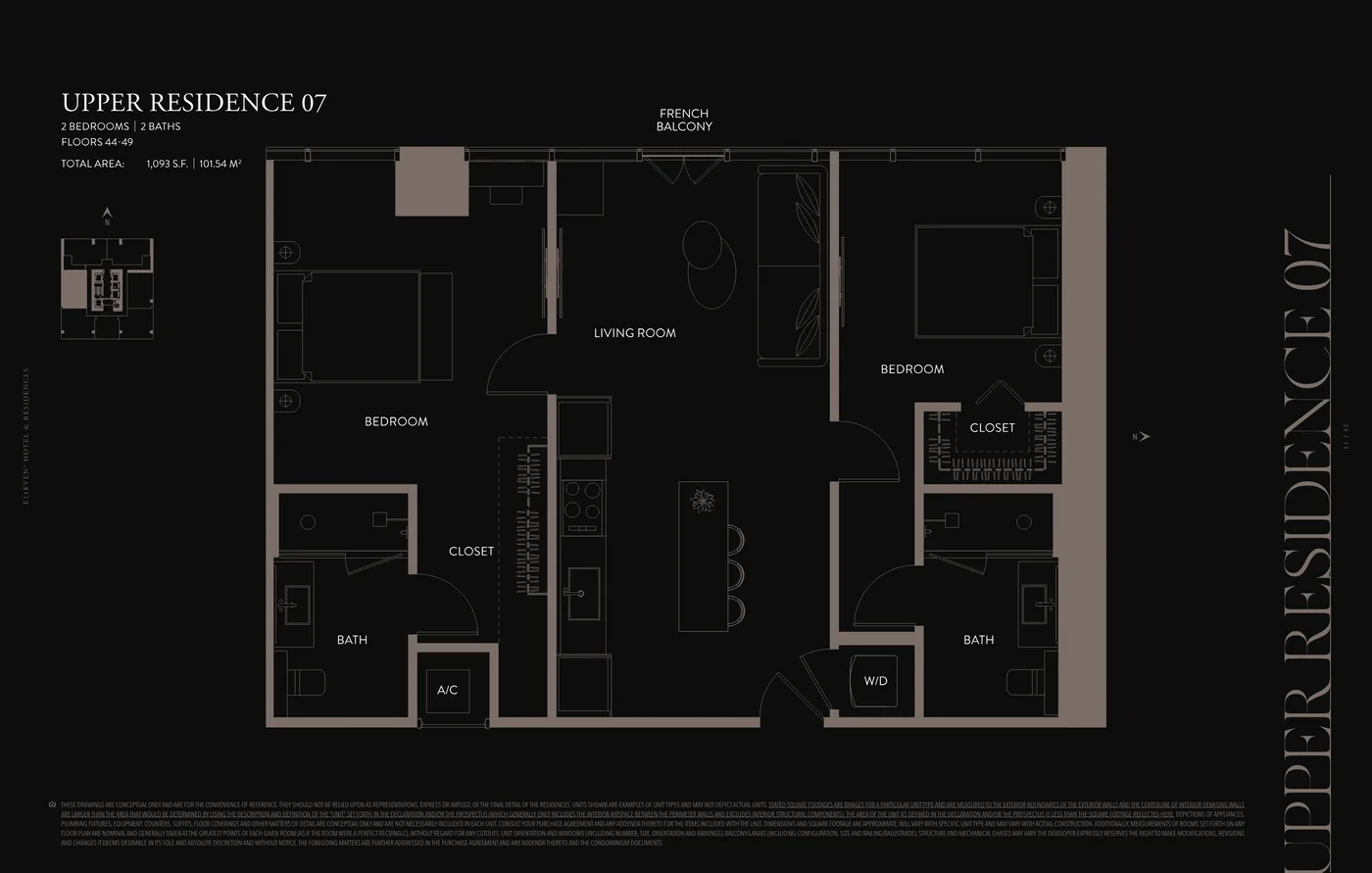 E11EVEN Hotel & Residences Miami floor plan Plan 36