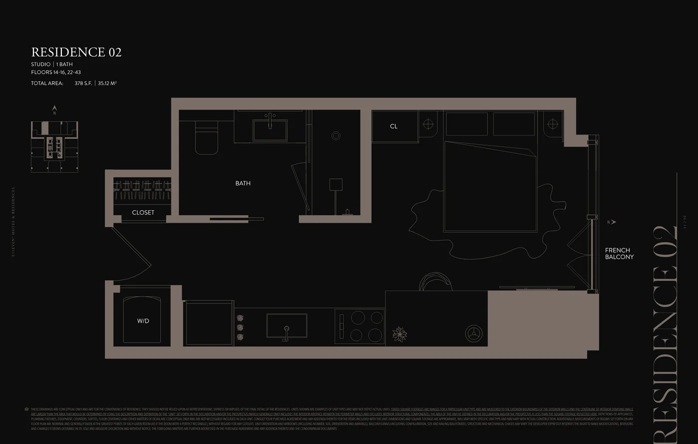 E11EVEN Hotel & Residences Miami floor plan Plan 4