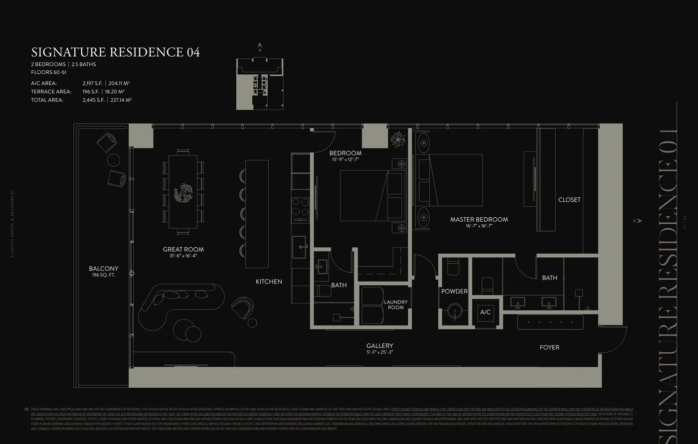 E11EVEN Hotel & Residences Miami floor plan Plan 44