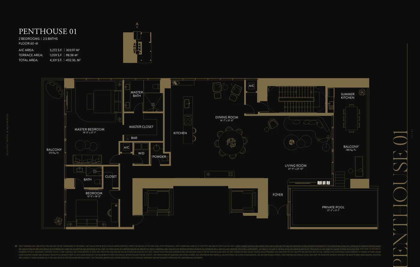E11EVEN Hotel & Residences Miami floor plan Plan 46
