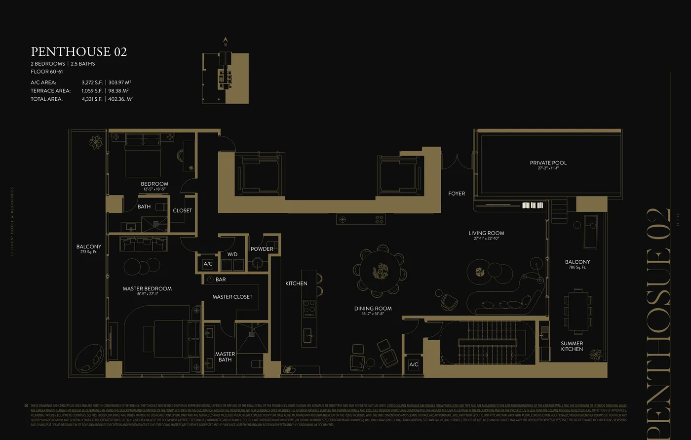 E11EVEN Hotel & Residences Miami floor plan Plan 48