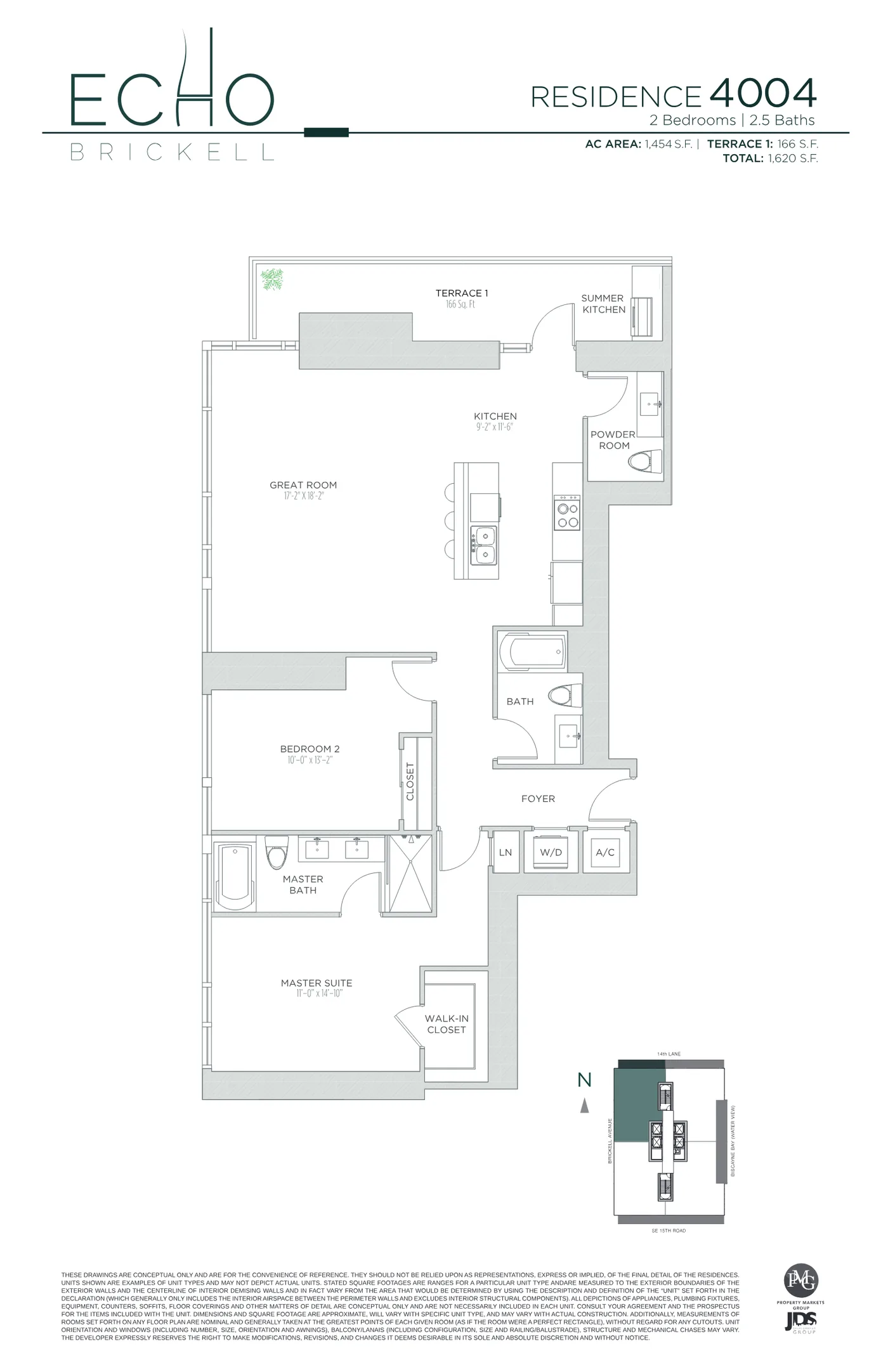 Echo Brickell floor plan Plan 146
