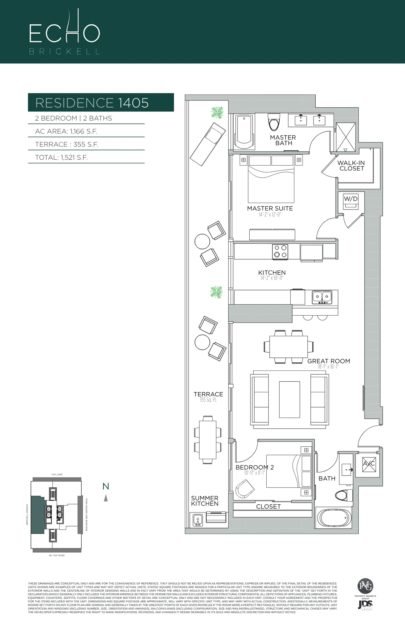 Echo Brickell floor plan Plan 29