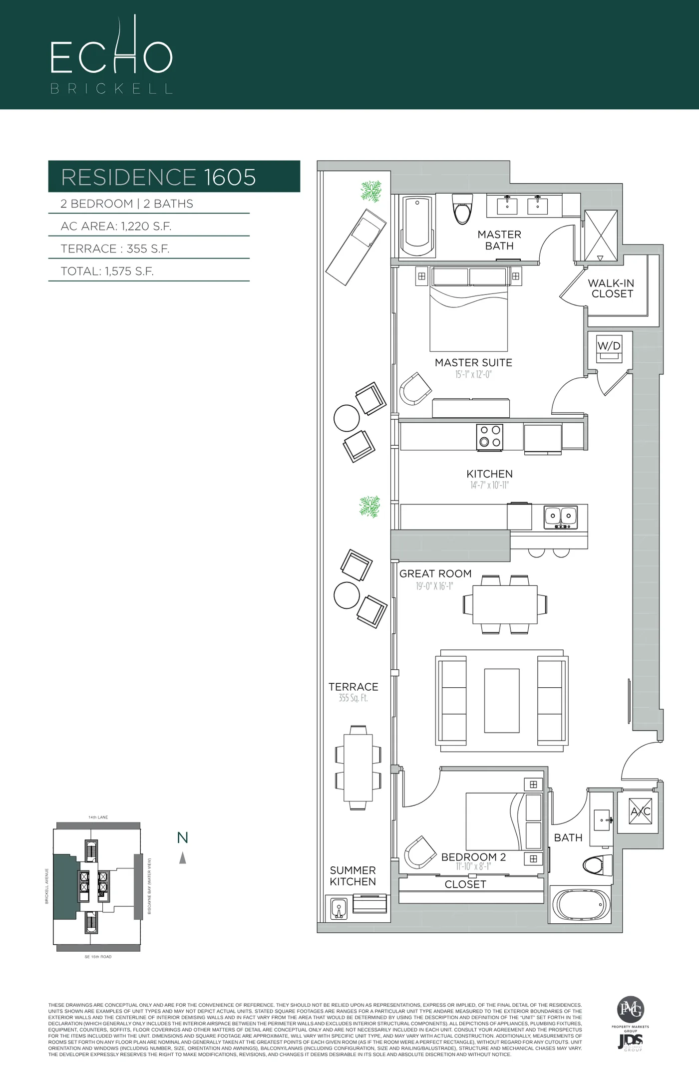 Echo Brickell floor plan Plan 47