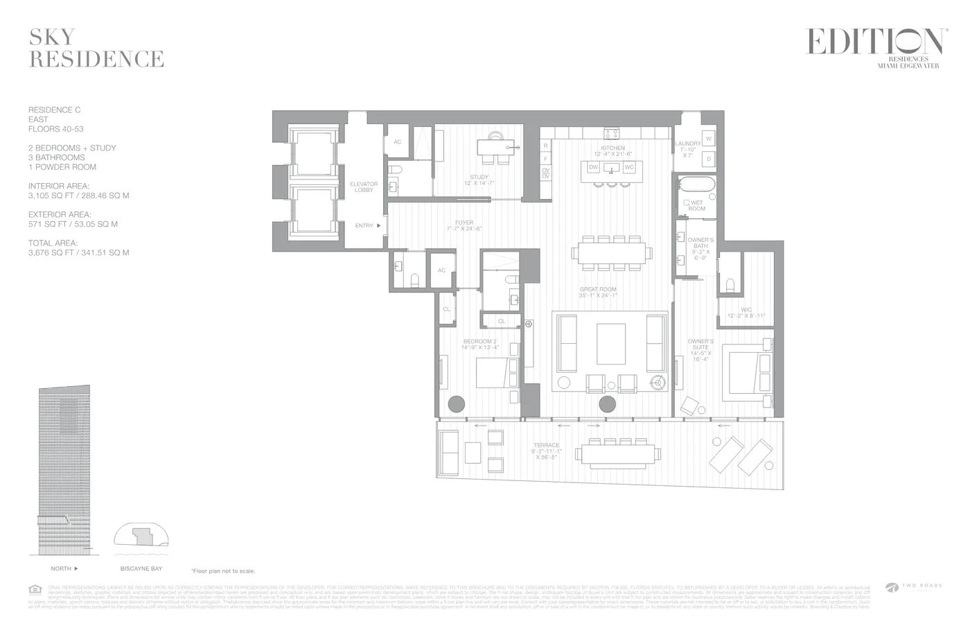 EDITION Residences Miami floor plan Plan 10