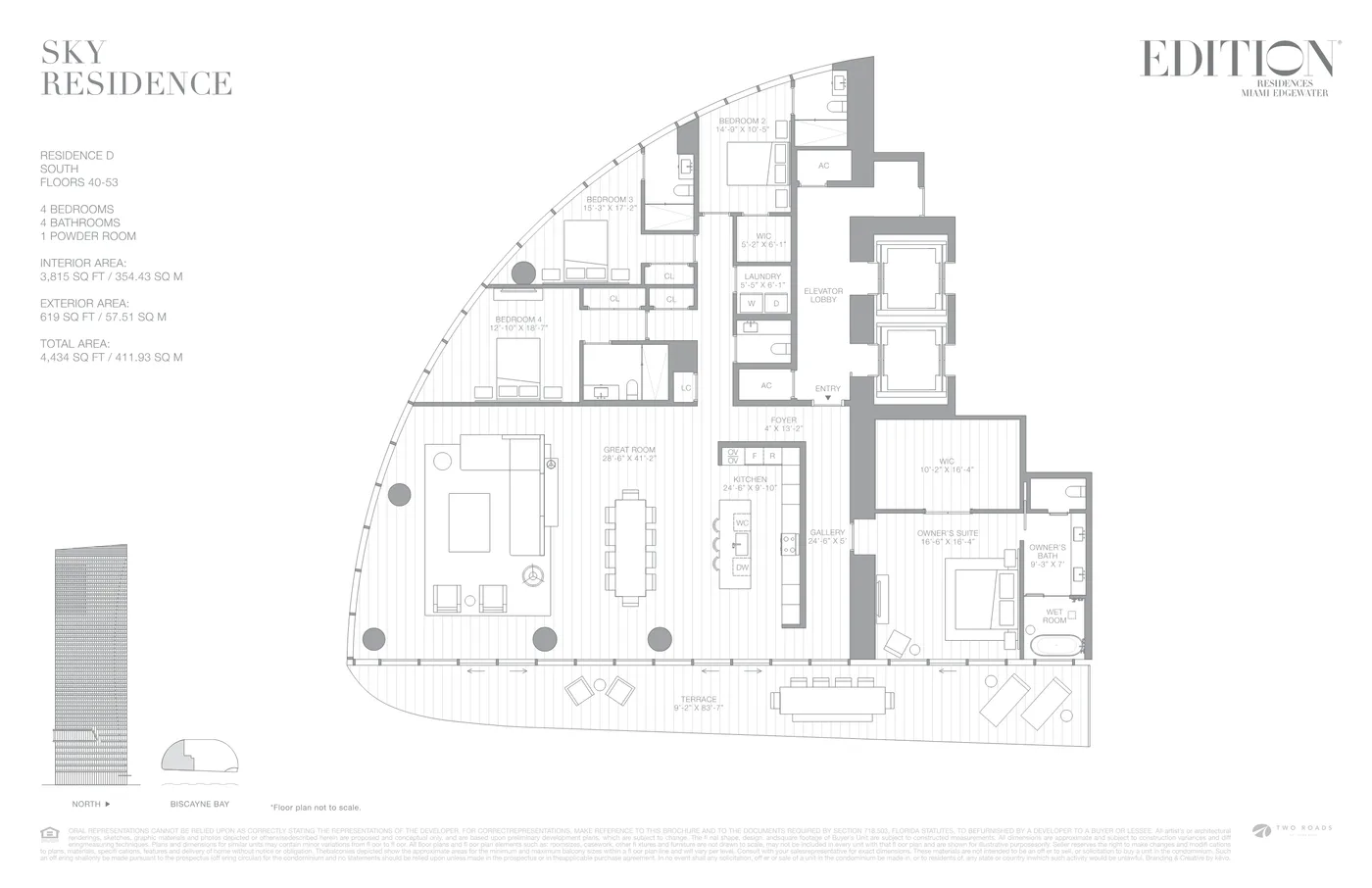 EDITION Residences Miami floor plan Plan 11