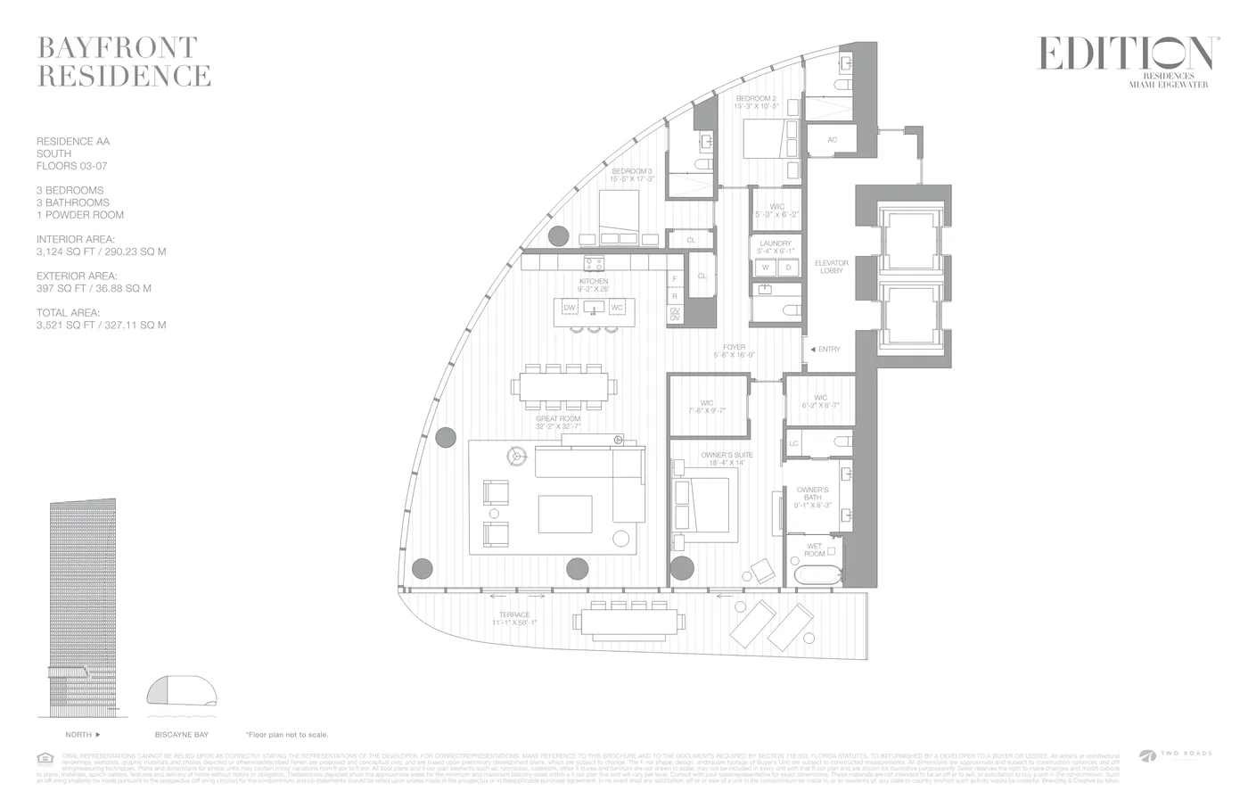 EDITION Residences Miami floor plan Plan 2