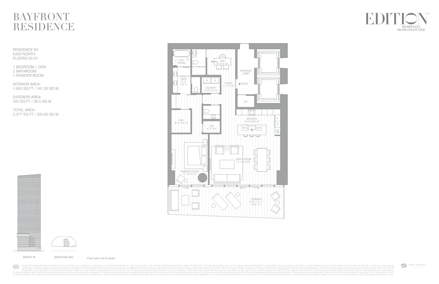 EDITION Residences Miami floor plan Plan 3