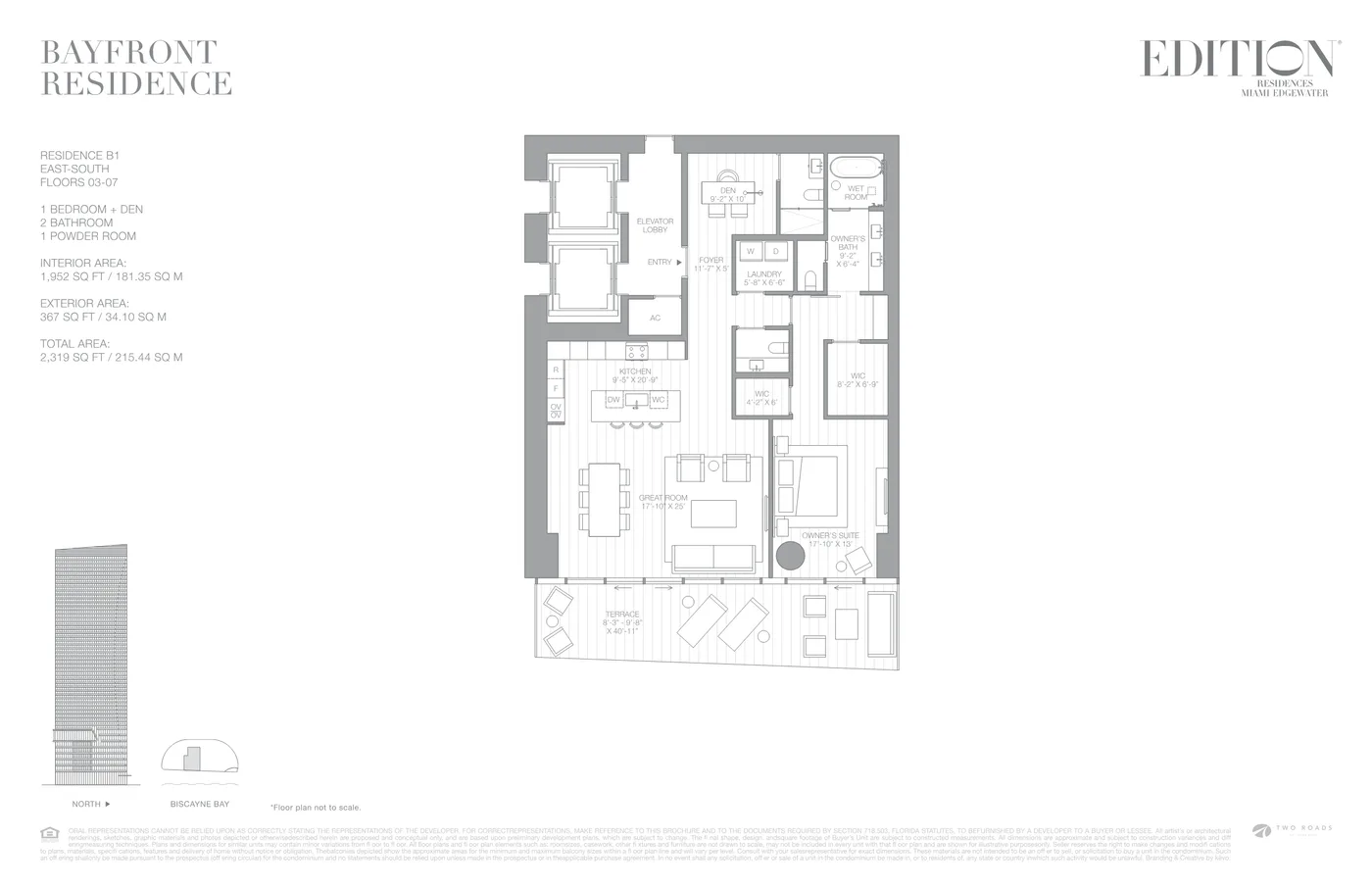 EDITION Residences Miami floor plan Plan 4
