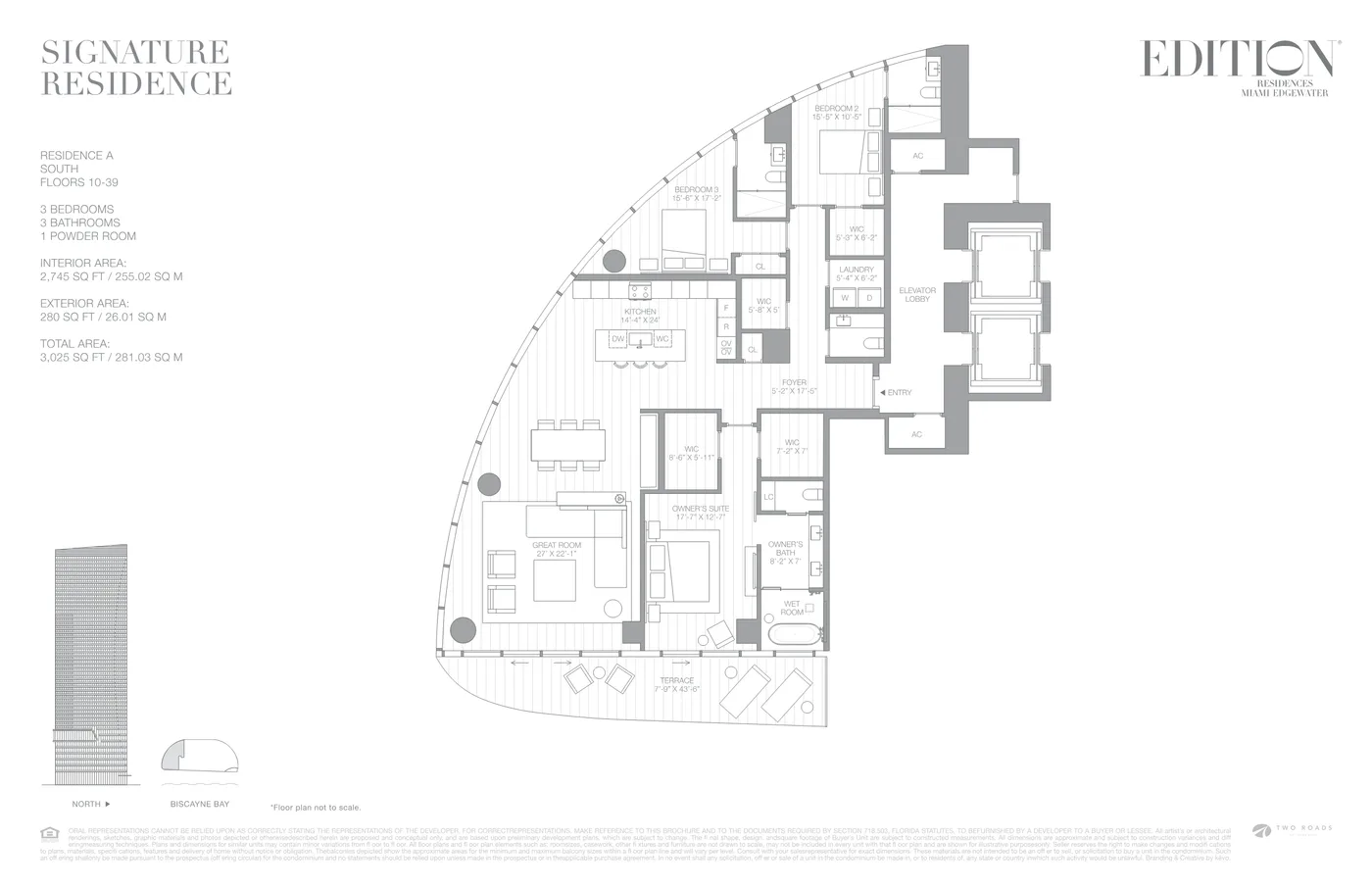 EDITION Residences Miami floor plan Plan 6