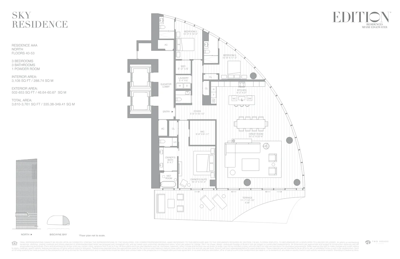 EDITION Residences Miami floor plan Plan 9