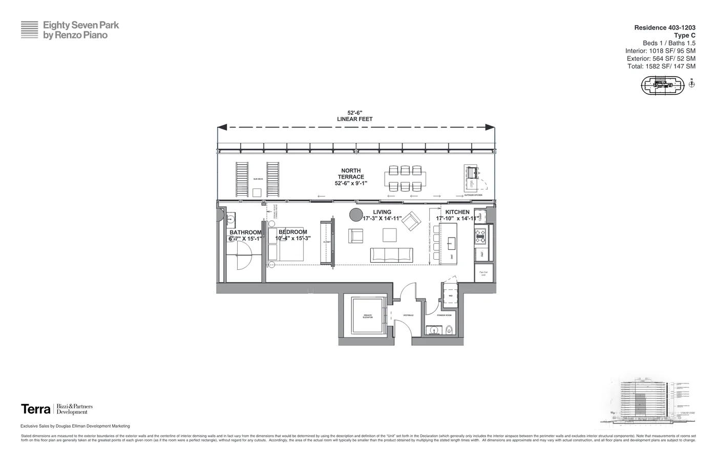 Eighty Seven Park floor plan Plan 1