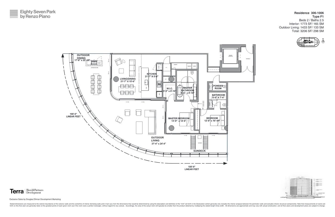 Eighty Seven Park floor plan Plan 4