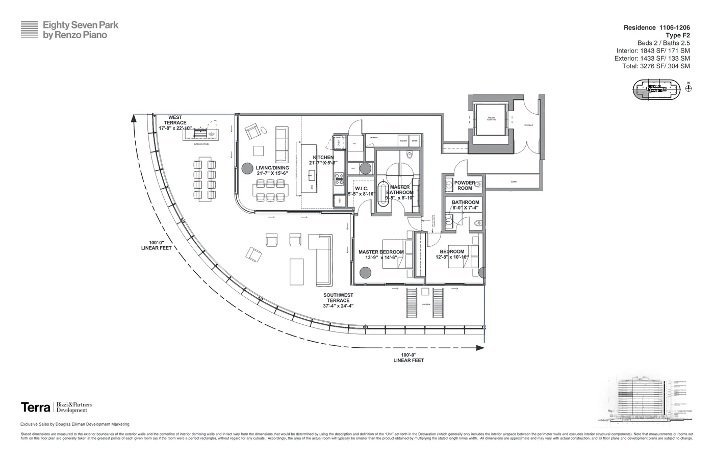 Eighty Seven Park floor plan Plan 5