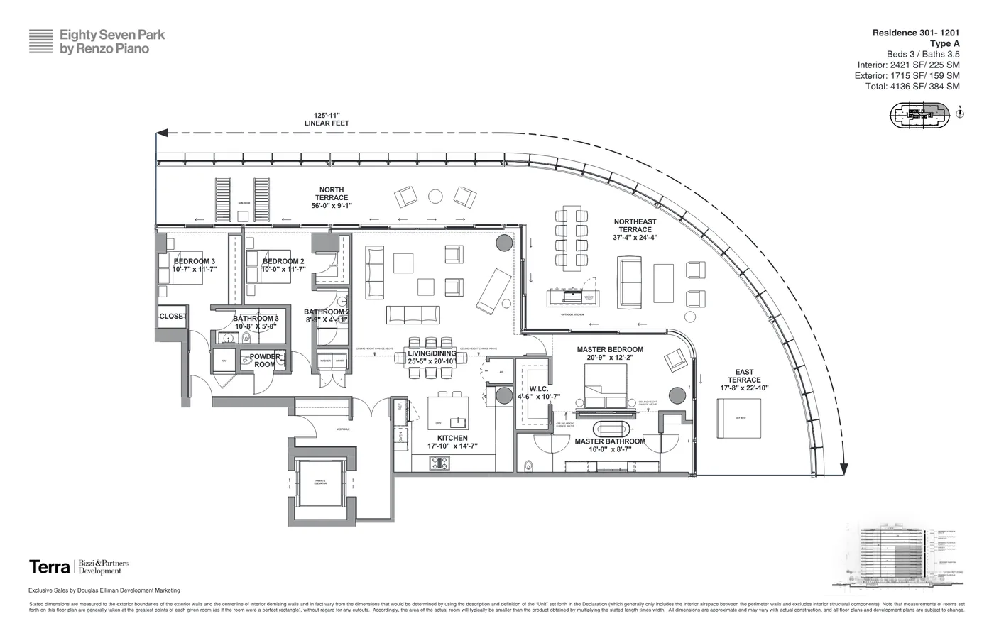 Eighty Seven Park floor plan Plan 6