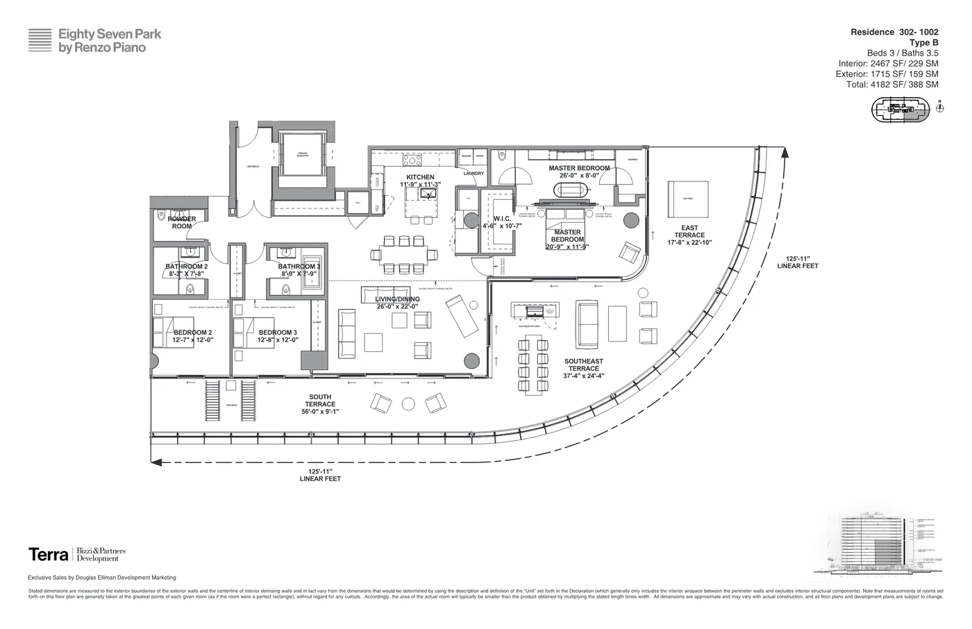 Eighty Seven Park floor plan Plan 7