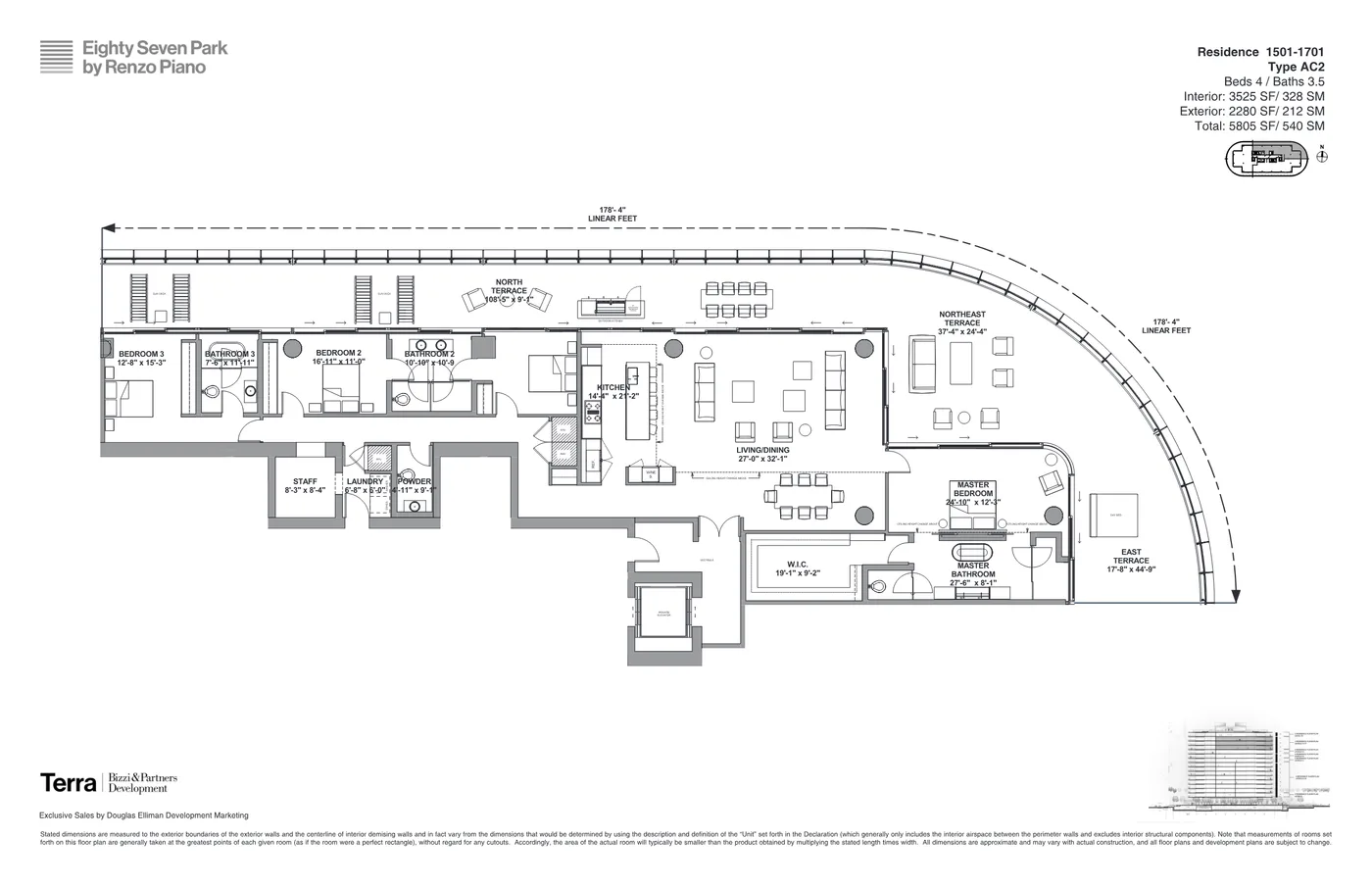 Eighty Seven Park floor plan Plan 9