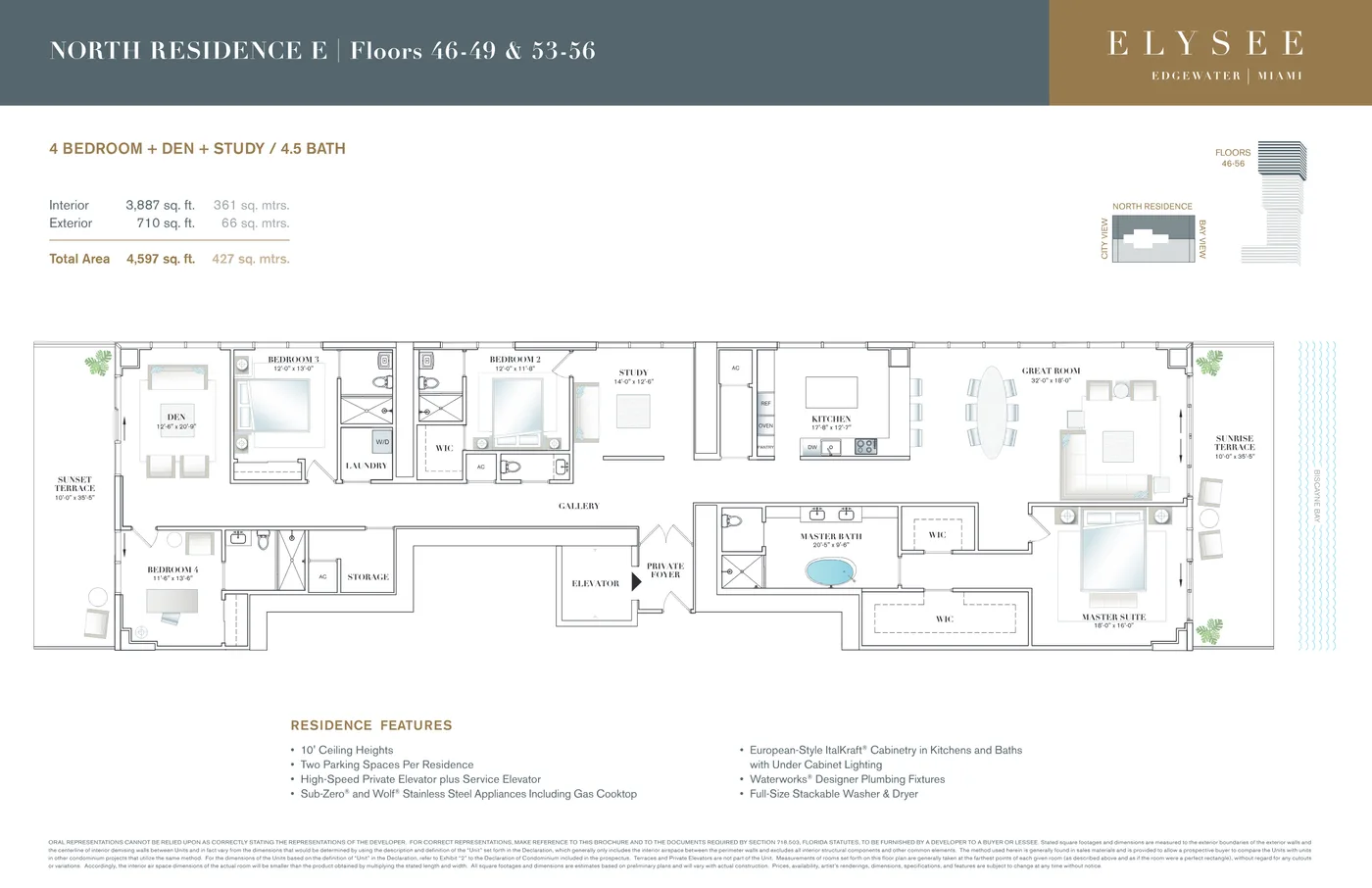 Elysee Miami floor plan Plan 8
