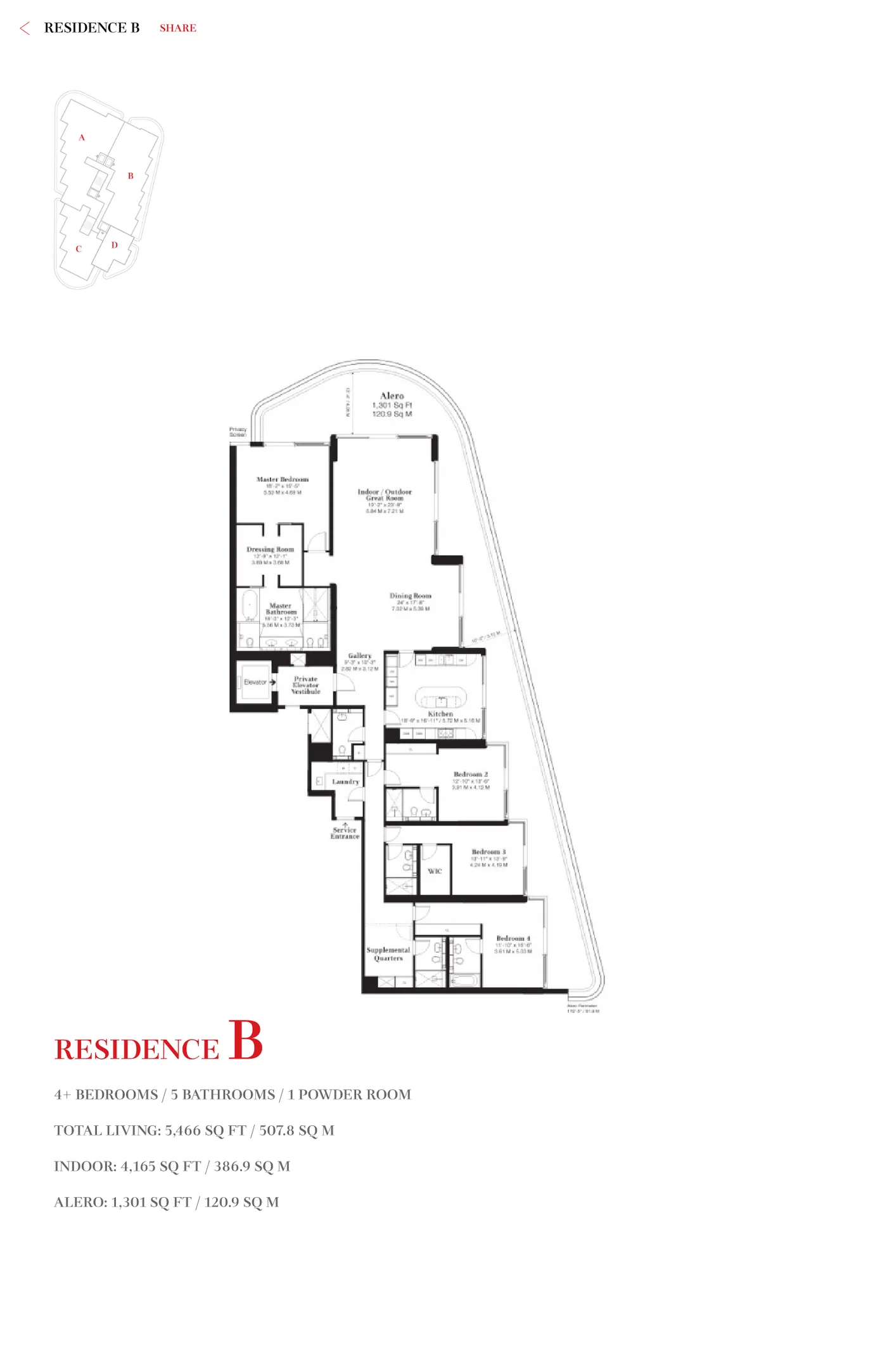 Faena House floor plan Plan 2