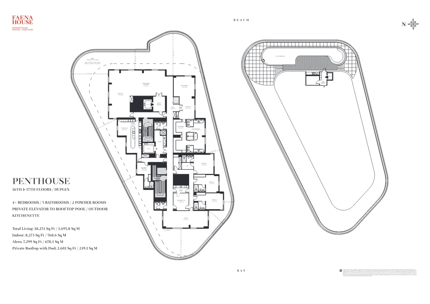 Faena House floor plan Plan 7