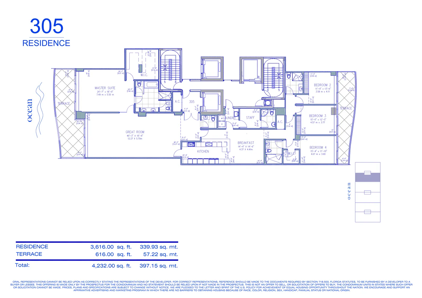Fendi Château floor plan Plan 11