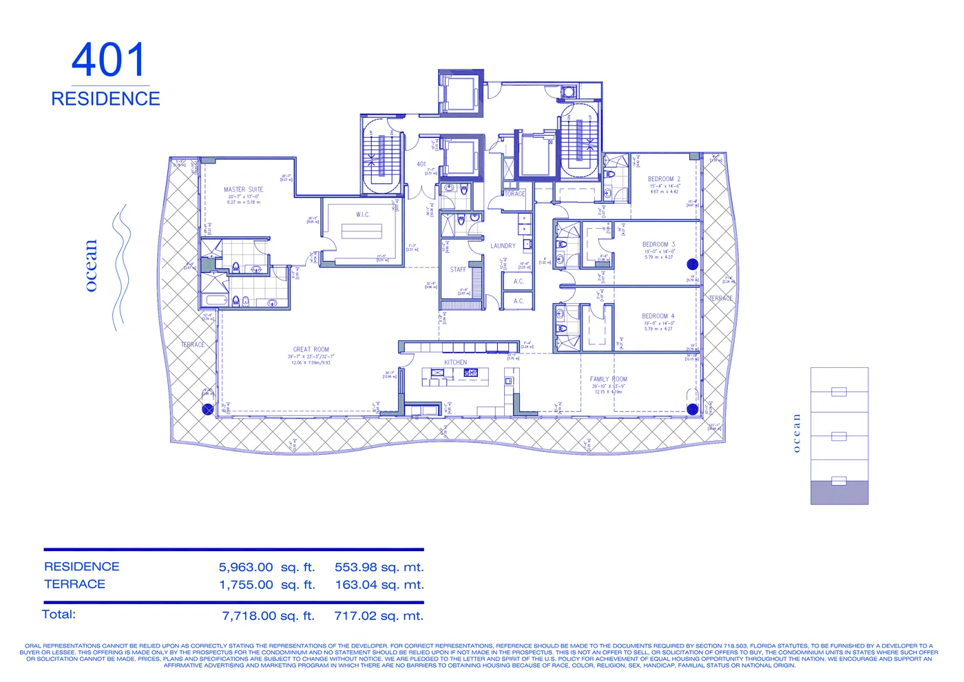 Fendi Château floor plan Plan 13