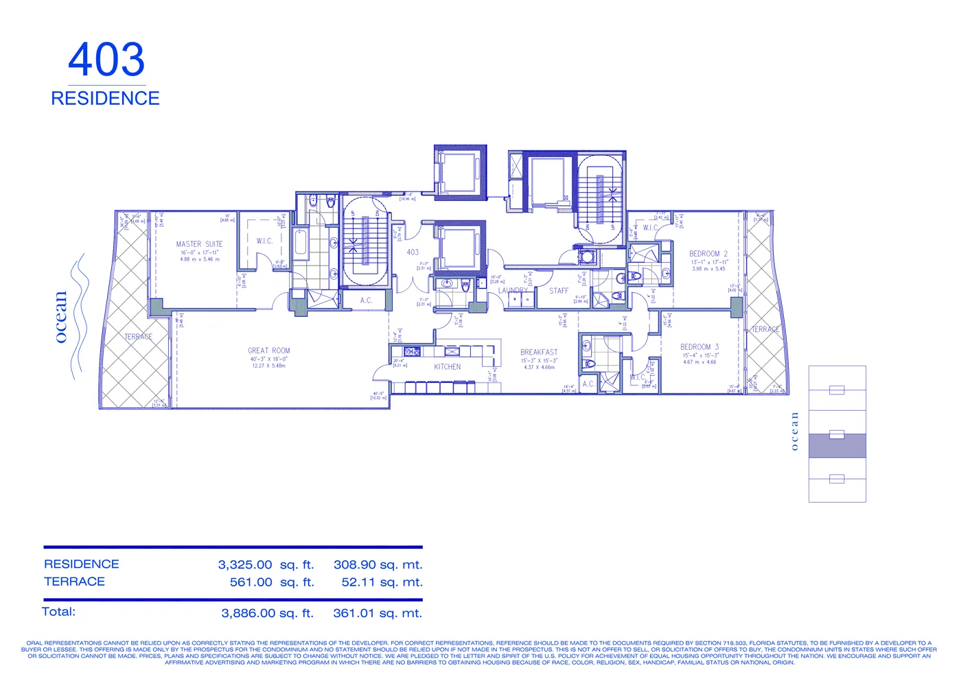 Fendi Château floor plan Plan 15