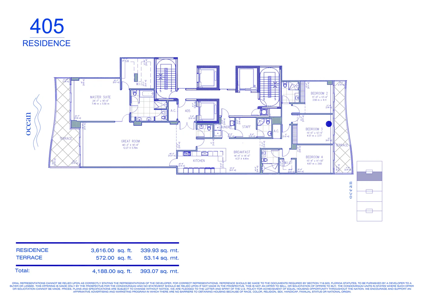 Fendi Château floor plan Plan 17