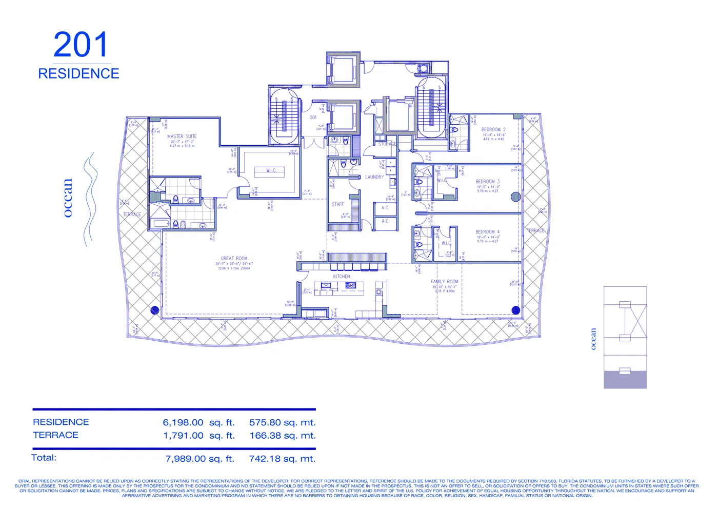 Fendi Château floor plan Plan 2