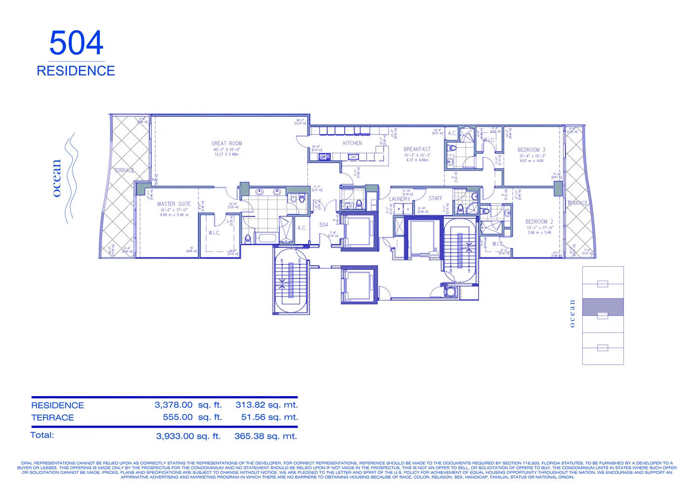 Fendi Château floor plan Plan 22