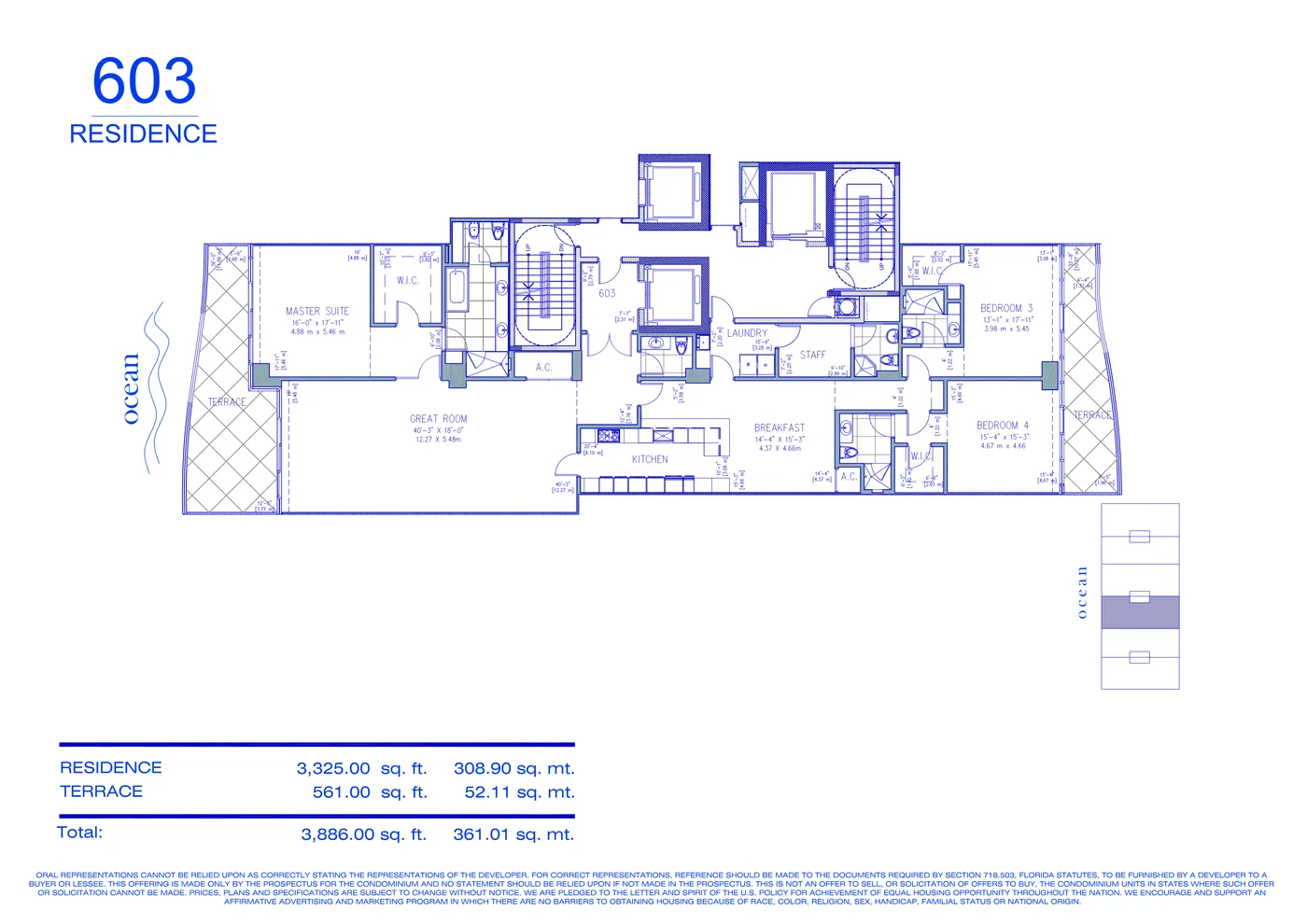 Fendi Château floor plan Plan 27