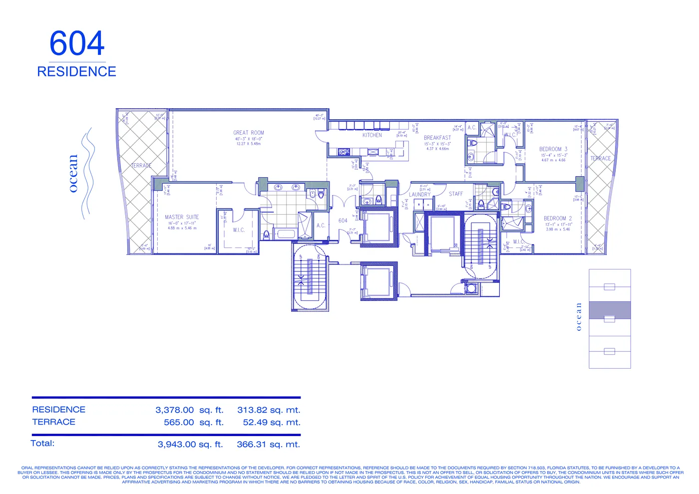 Fendi Château floor plan Plan 28