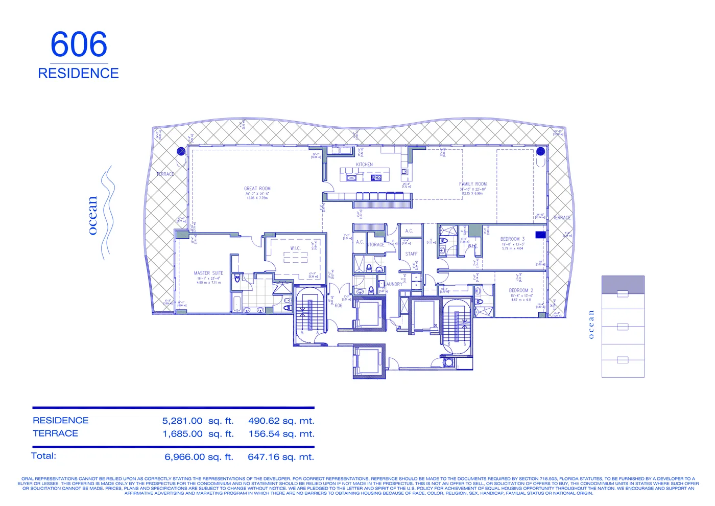 Fendi Château floor plan Plan 30