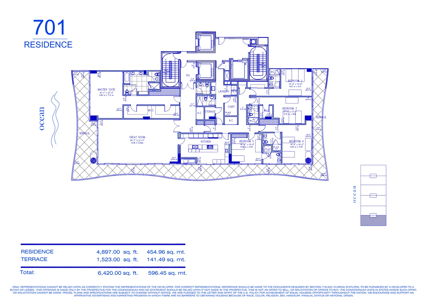 Fendi Château floor plan Plan 31