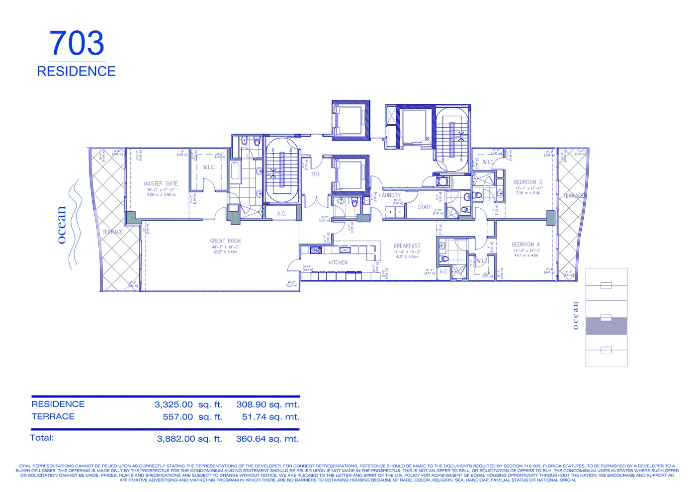 Fendi Château floor plan Plan 33