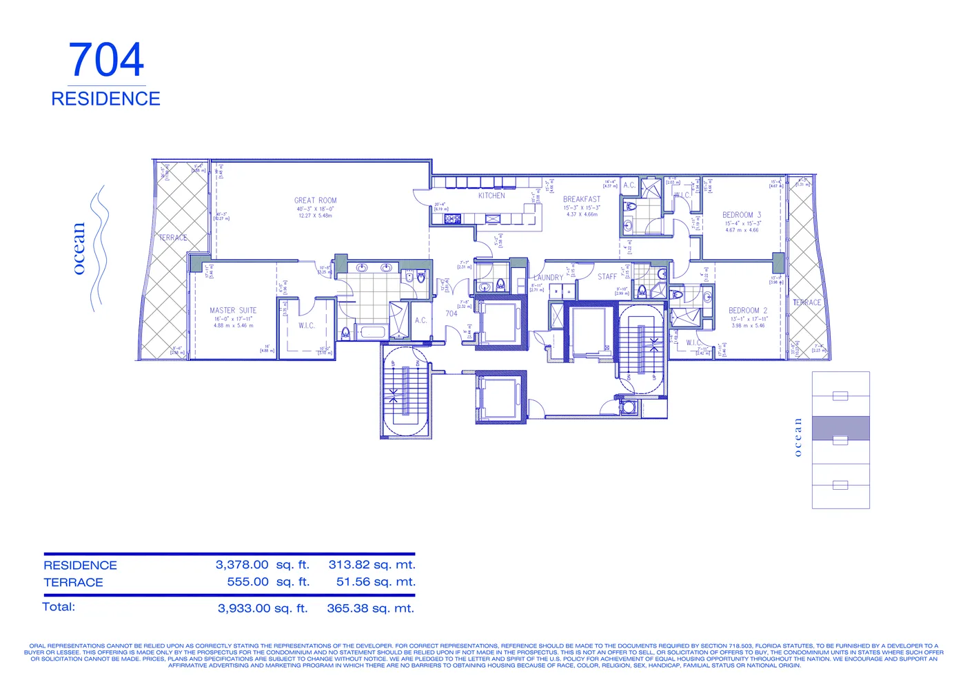Fendi Château floor plan Plan 34