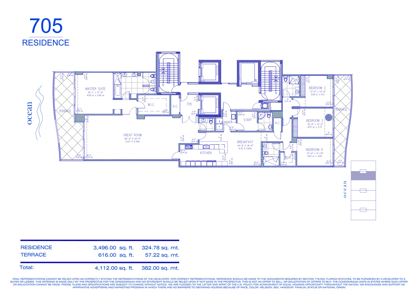 Fendi Château floor plan Plan 35