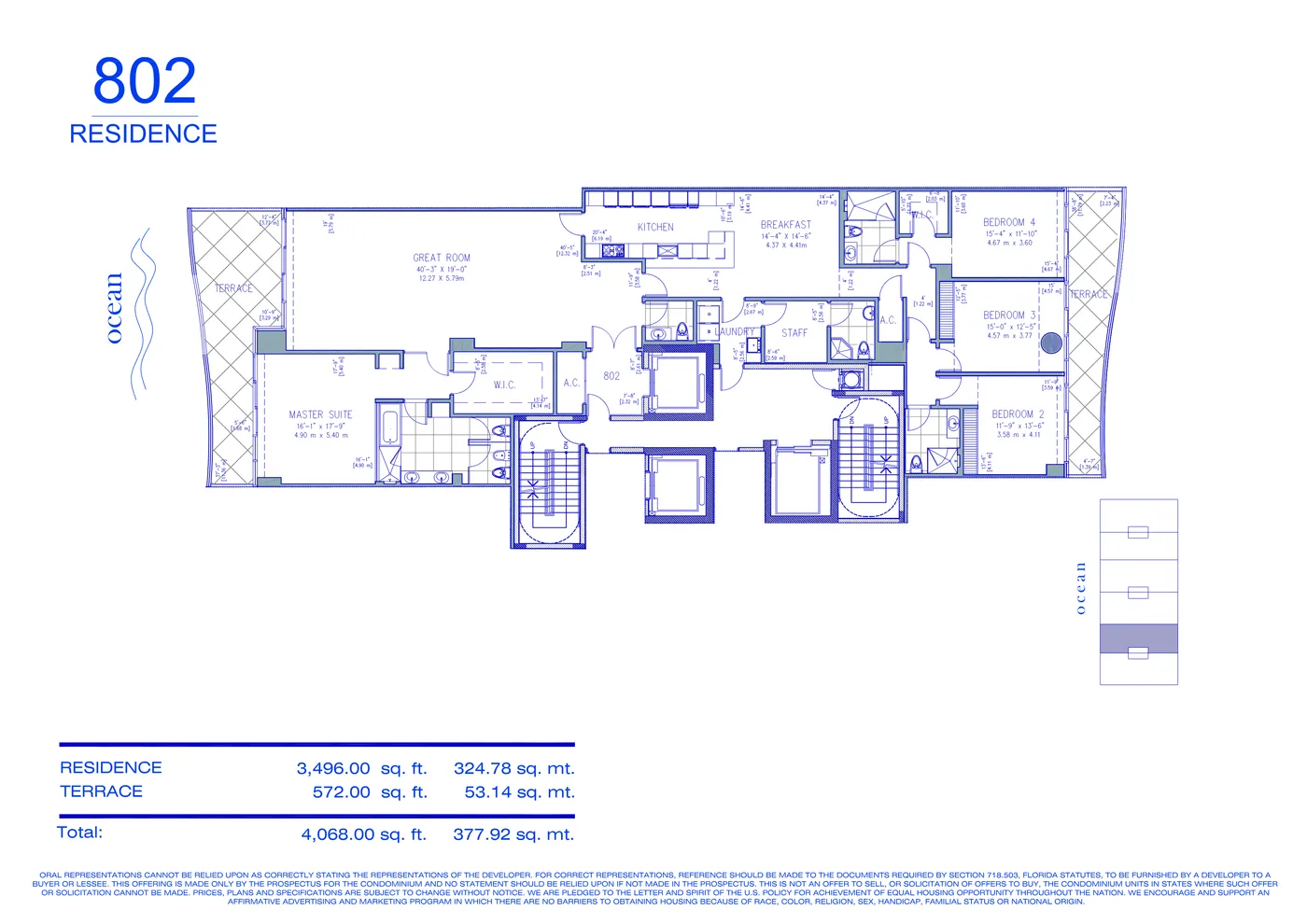Fendi Château floor plan Plan 38