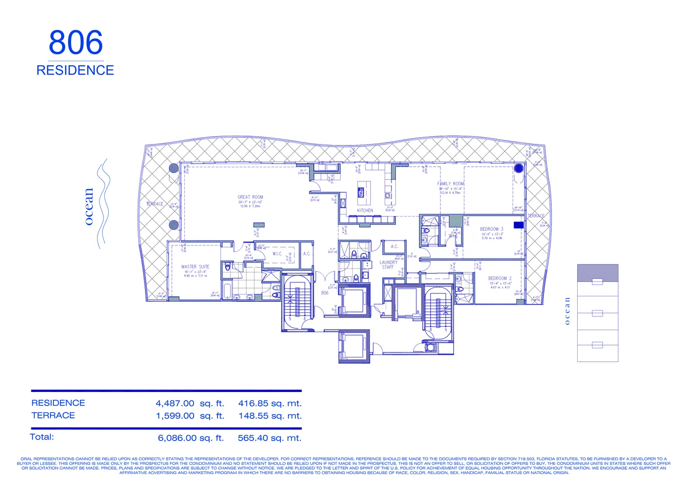 Fendi Château floor plan Plan 42