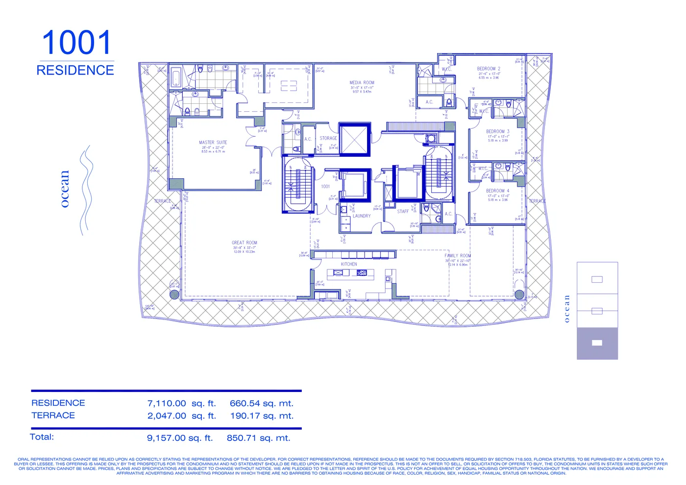 Fendi Château floor plan Plan 49