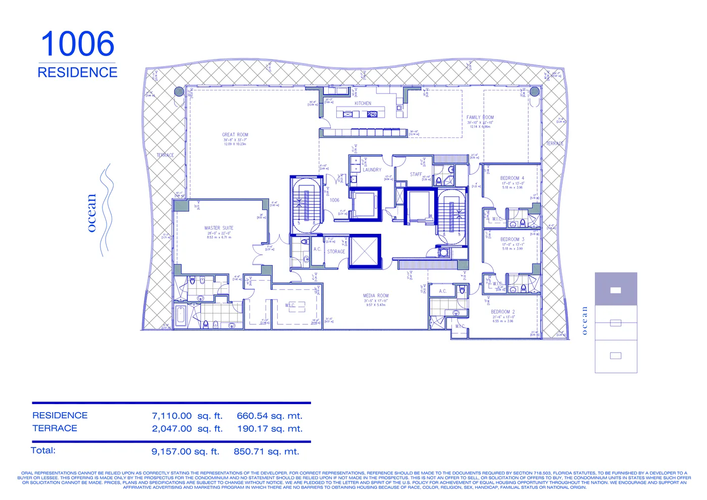 Fendi Château floor plan Plan 52