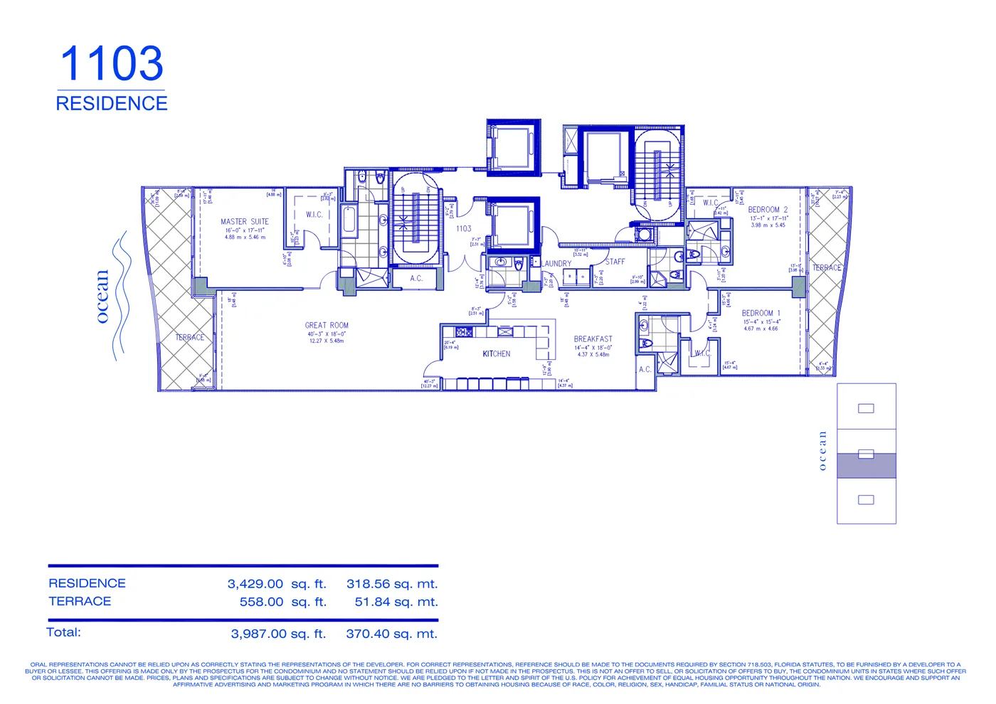 Fendi Château floor plan Plan 54
