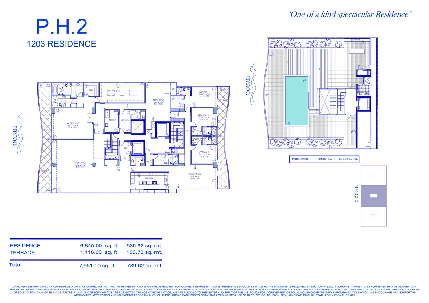 Fendi Château floor plan Plan 58