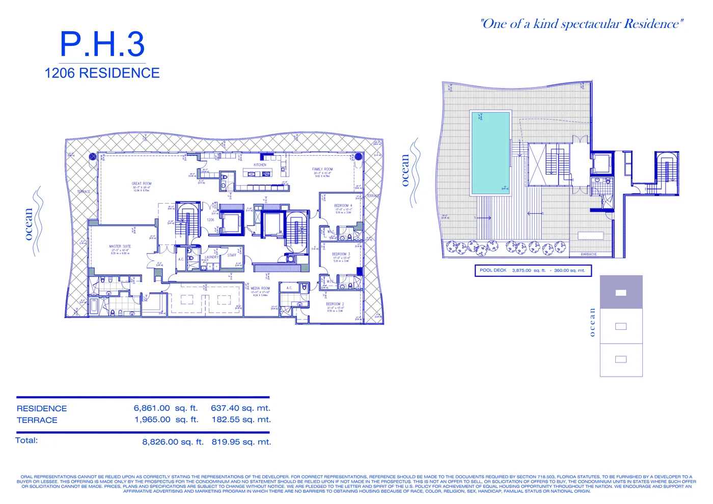 Fendi Château floor plan Plan 59