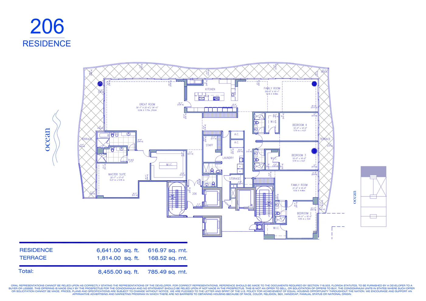 Fendi Château floor plan Plan 6