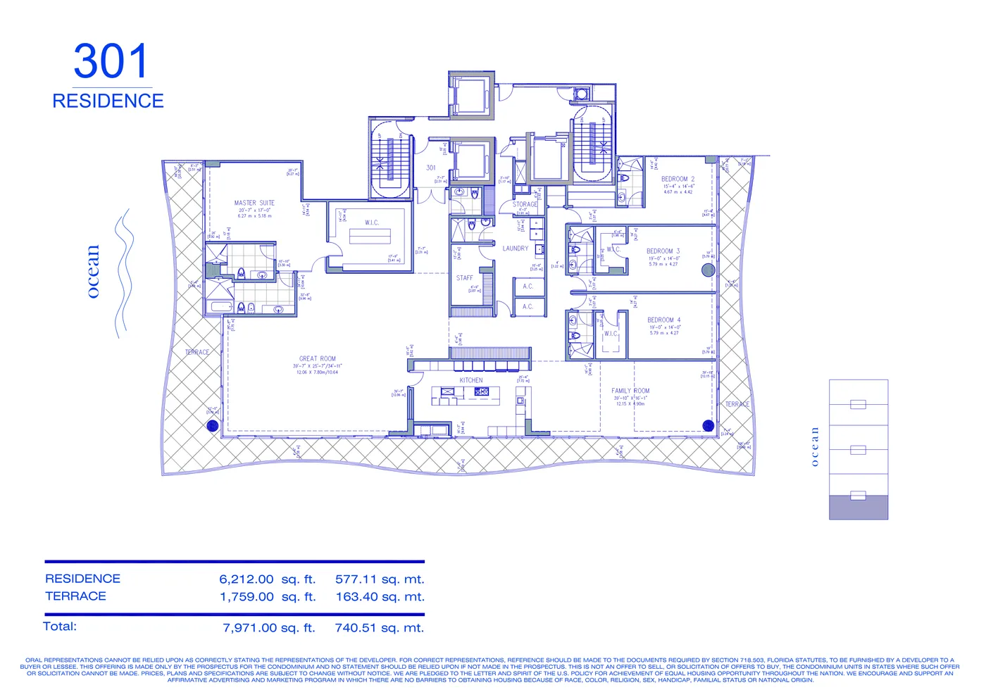Fendi Château floor plan Plan 7